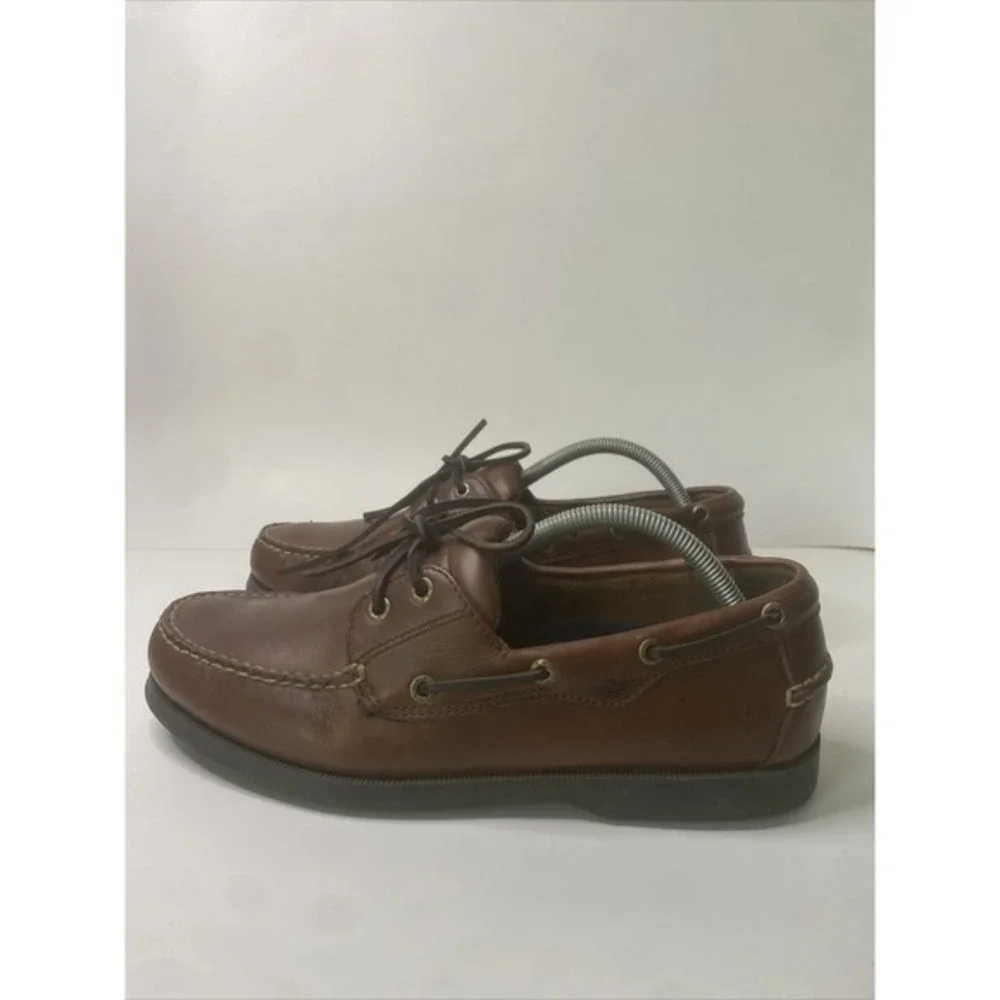 Dockers Men's‎ Castaway Leather Casual Classic Boat Shoe. Size 10.5M VERY GOOD